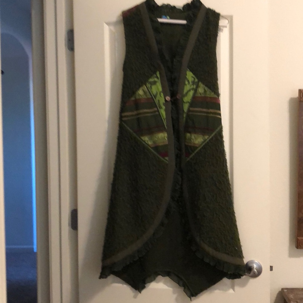 Sweater jacket, sleeveless